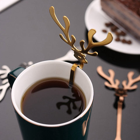 Cute Elk Coffee Spoon